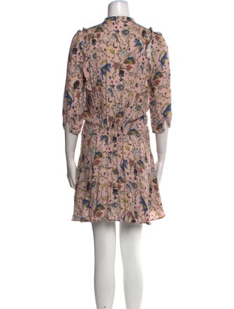 Zadig & Voltaire Floral Print Mini Dress