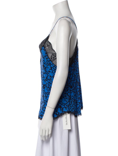 Zadig & Voltaire Floral Print V-Neck Top