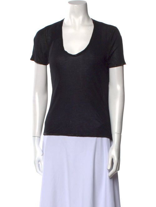 Zadig & Voltaire Scoop Neck Short Sleeve T-Shirt