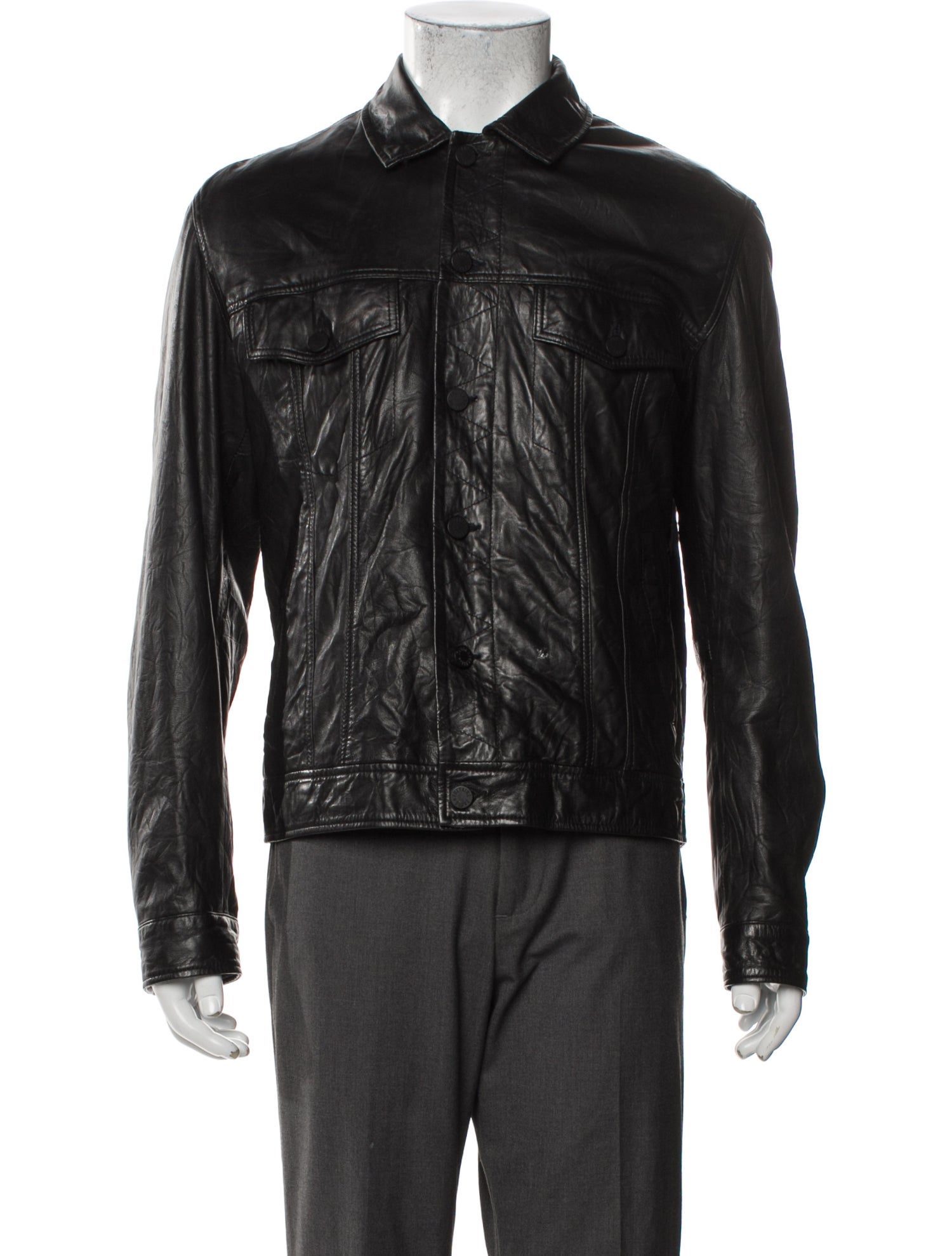 Zadig & Voltaire Lamb Leather Moto Jacket