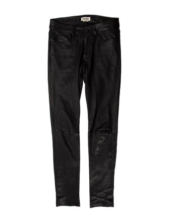 Zadig & Voltaire Leather Skinny Leg Pants