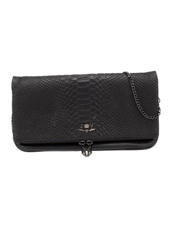 Zadig & Voltaire Snakeskin Clutch