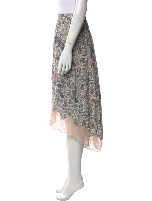 Zadig & Voltaire Paisley Print Midi Length Skirt