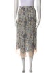 Zadig & Voltaire Paisley Print Midi Length Skirt