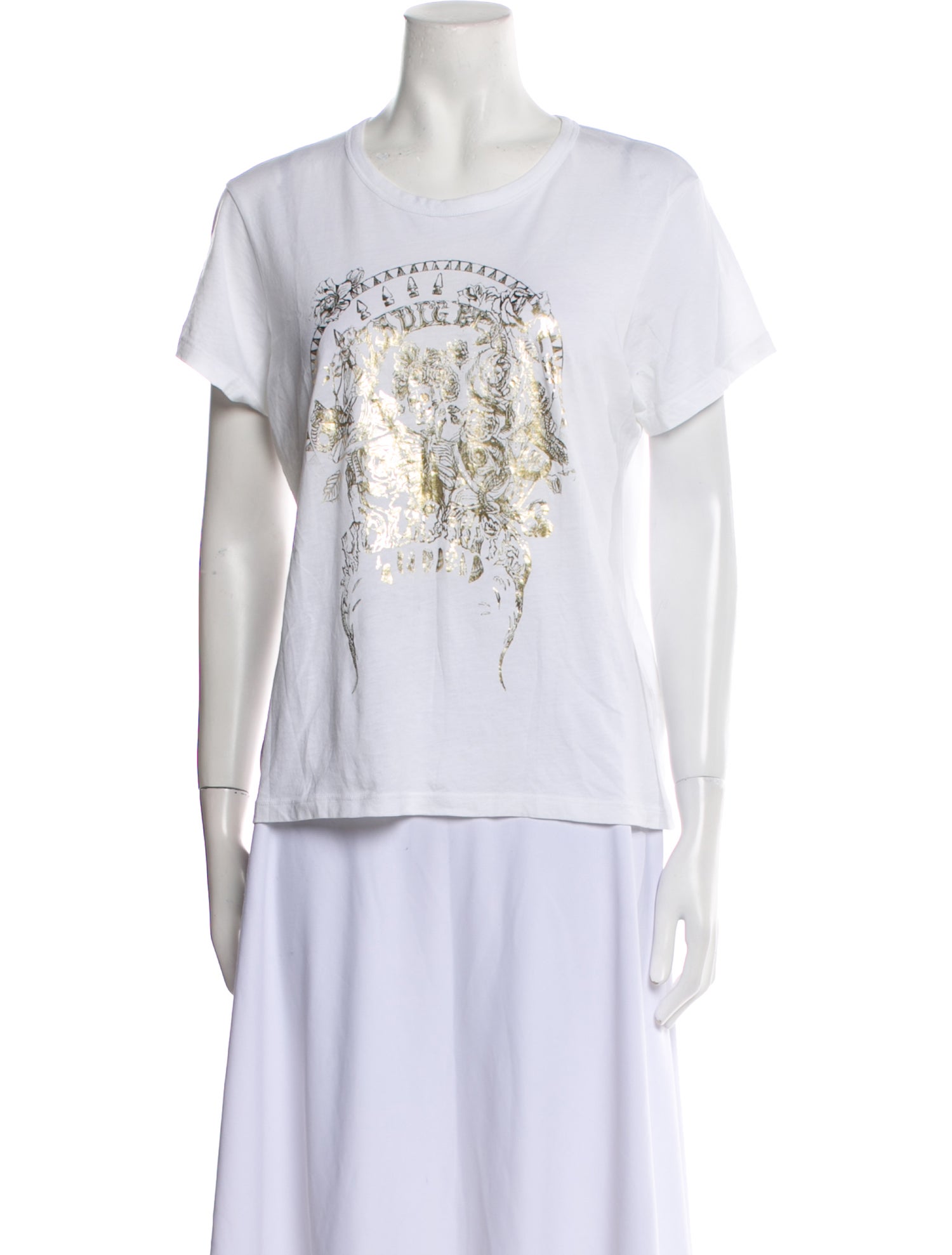 Zadig & Voltaire Graphic Print Crew Neck T-Shirt