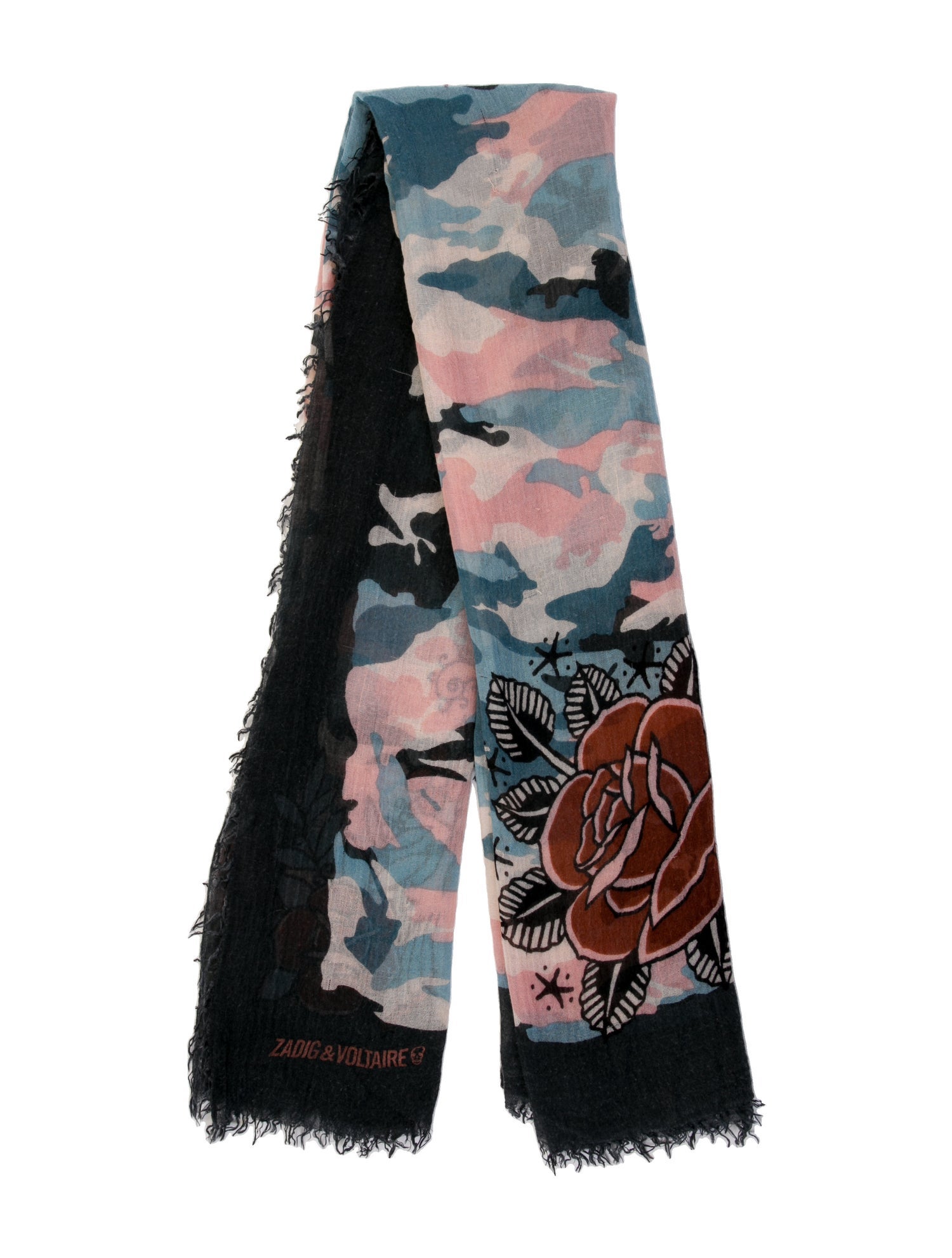 Zadig & Voltaire Silk Printed Scarf