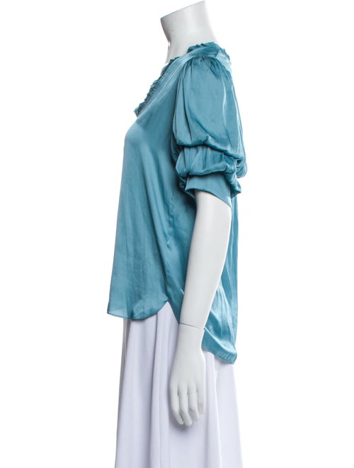 Zadig & Voltaire V-Neck Short Sleeve Blouse