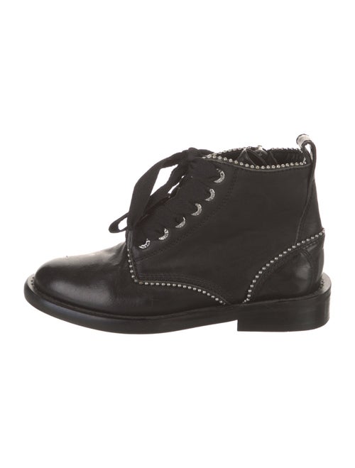 Zadig & Voltaire Leather Combat Boots