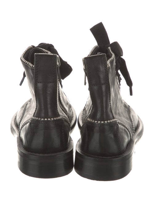 Zadig & Voltaire Leather Combat Boots