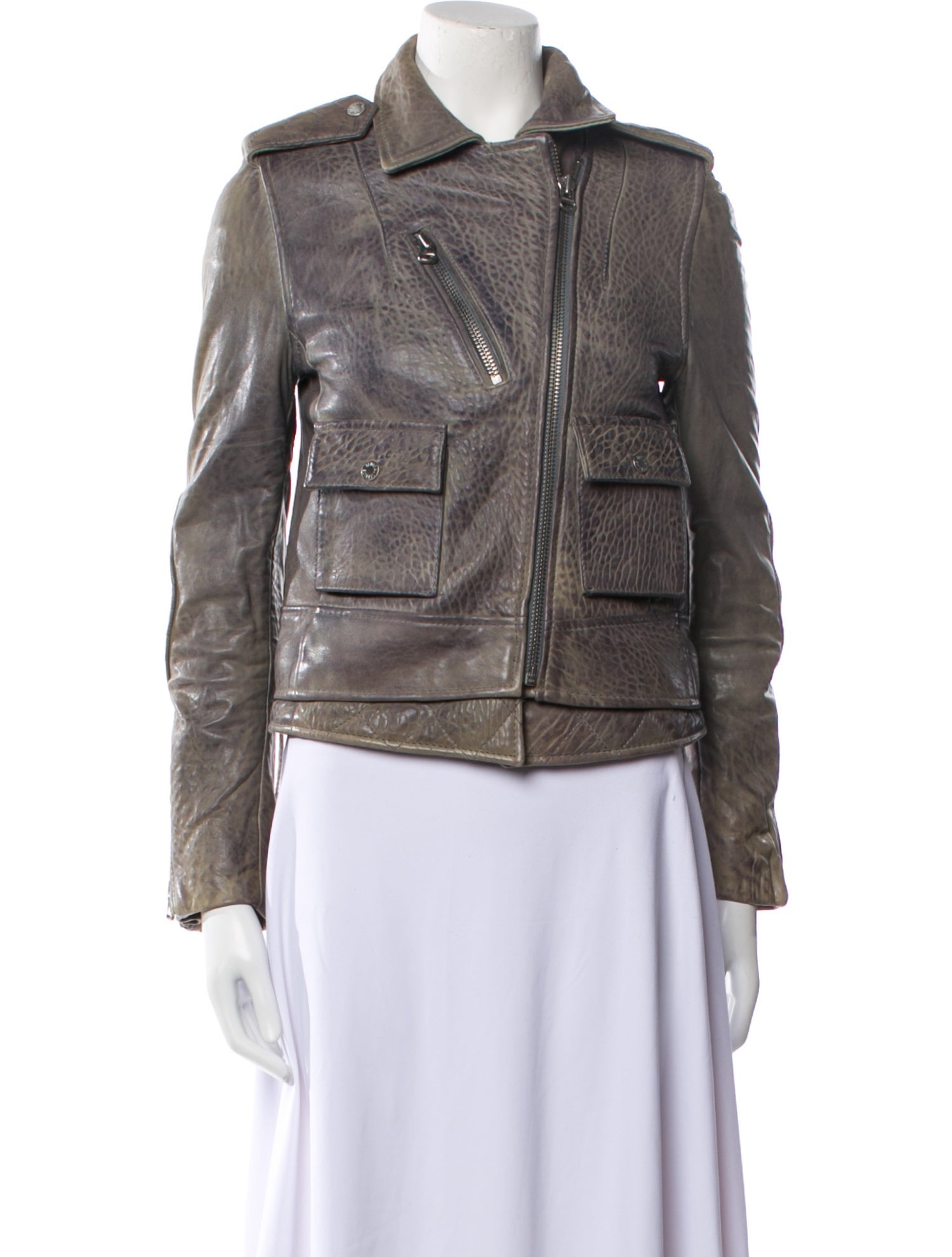 Zadig & Voltaire Leather Biker Jacket