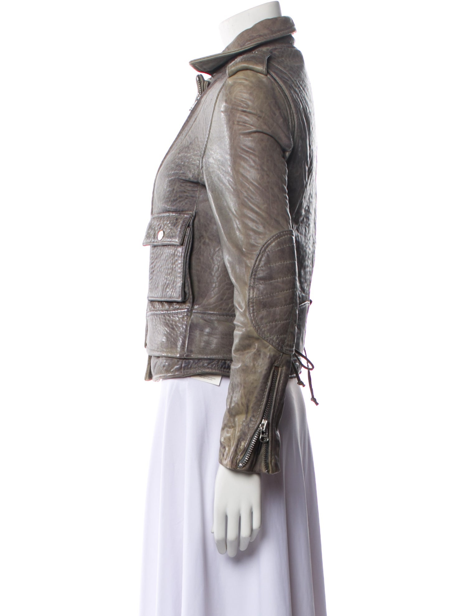 Zadig & Voltaire Leather Biker Jacket