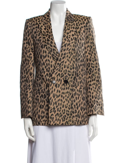 Zadig & Voltaire Animal Print Blazer