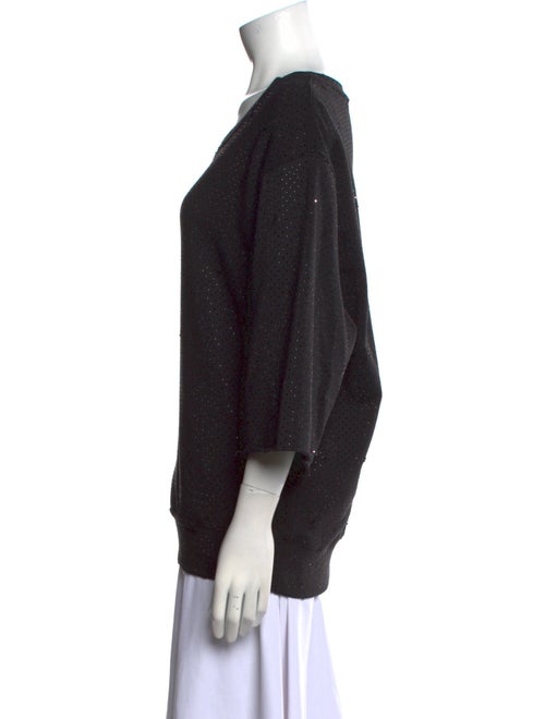 Zadig & Voltaire Bateau Neckline Three-Quarter Sleeve Sweatshirt