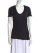 Zadig & Voltaire Scoop Neck Short Sleeve T-Shirt