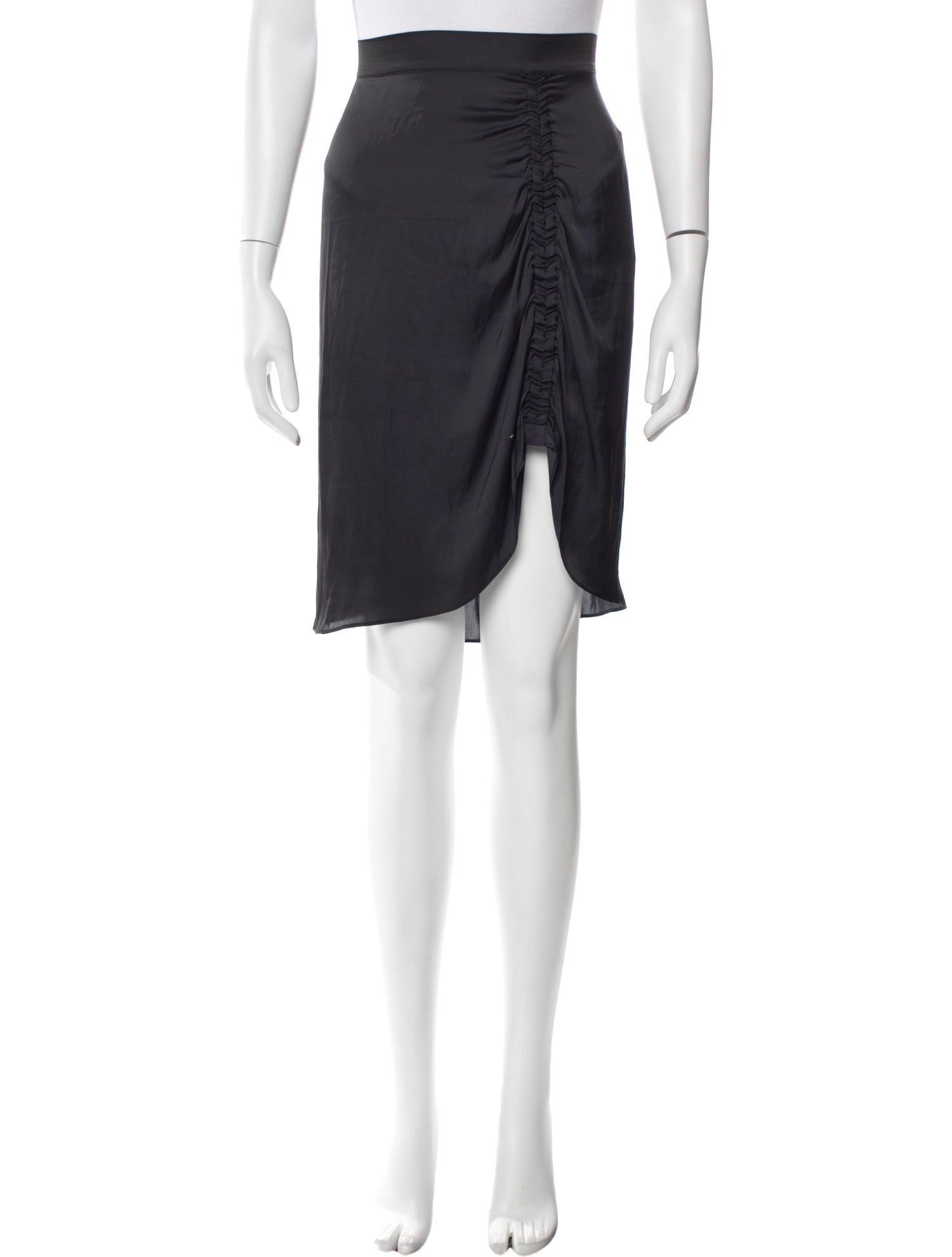 Zadig & Voltaire Pleated Accents Knee-Length Skirt