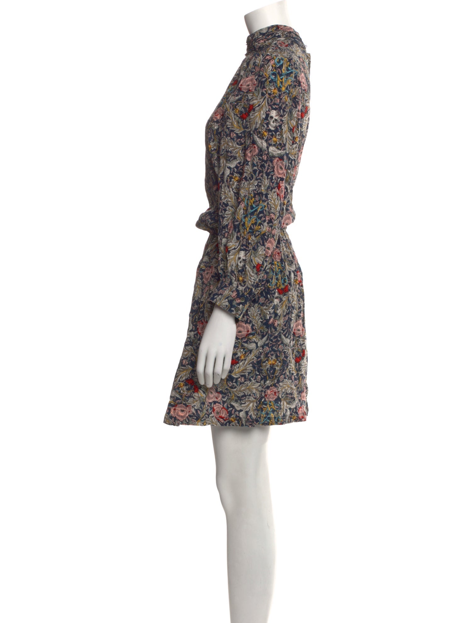 Zadig & Voltaire Floral Print Mini Dress