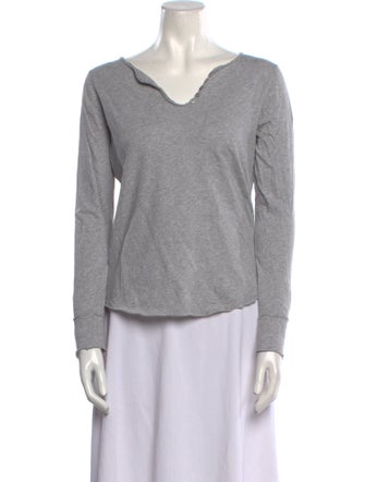 Zadig & Voltaire V-Neck Long Sleeve Top