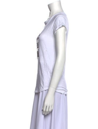 Zadig & Voltaire Graphic Print Crew Neck T-Shirt