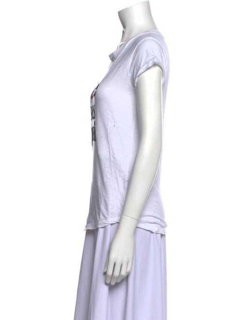 Zadig & Voltaire Graphic Print Crew Neck T-Shirt