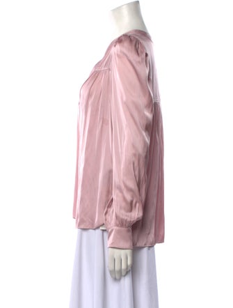 Zadig & Voltaire V-Neck Long Sleeve Blouse