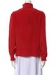 Zadig & Voltaire Silk Mock Neck Blouse
