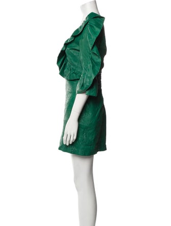 Zadig & Voltaire Lamb Leather Mini Dress