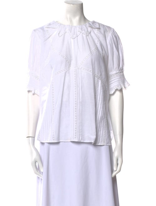 Zadig & Voltaire Off-The-Shoulder Three-Quarter Sleeve Blouse