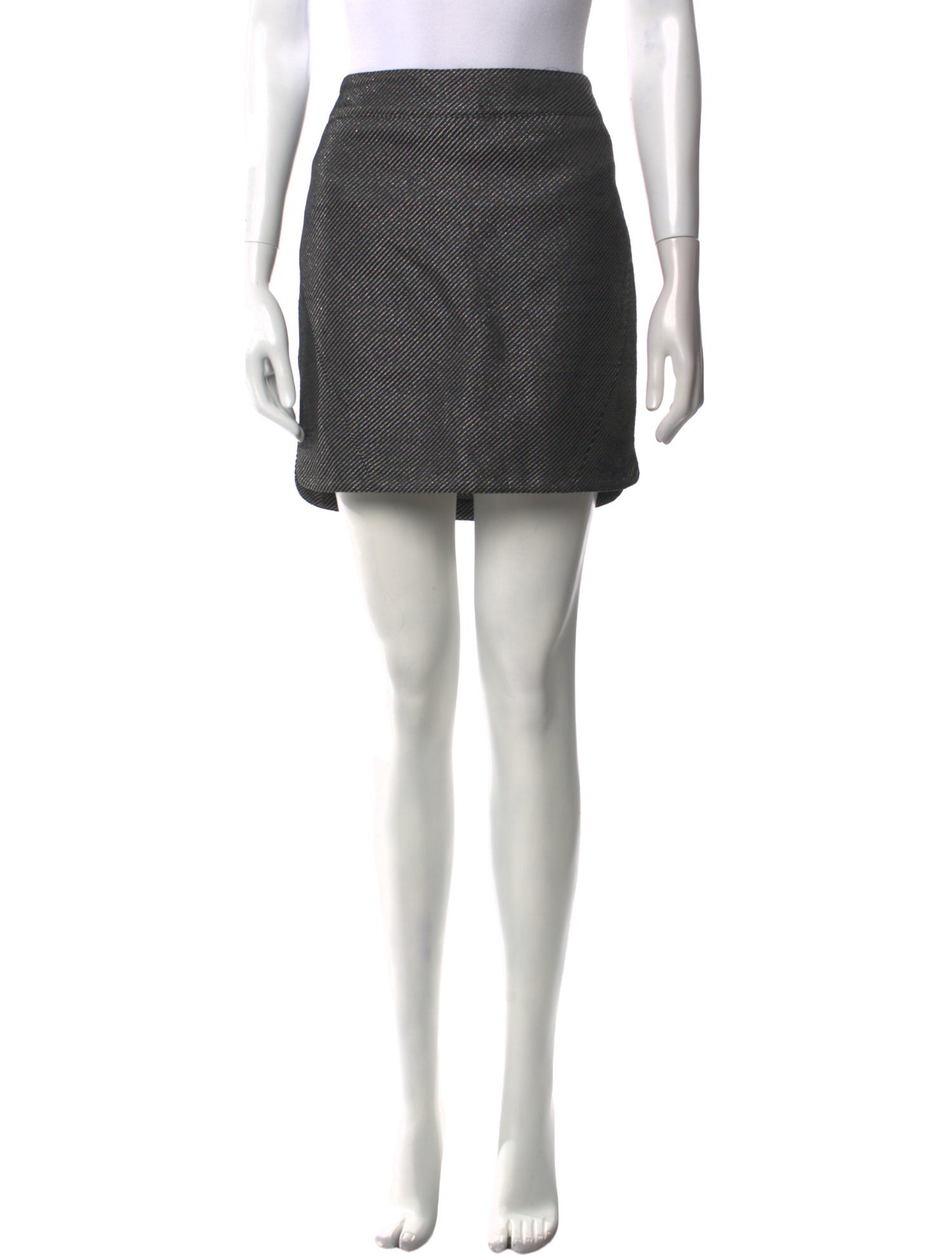 Zadig & Voltaire Distressed Accents Mini Skirt