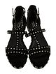 Zadig & Voltaire Suede Studded Accents Gladiator Sandals