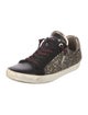 Zadig & Voltaire Leather Studded Accents Sneakers