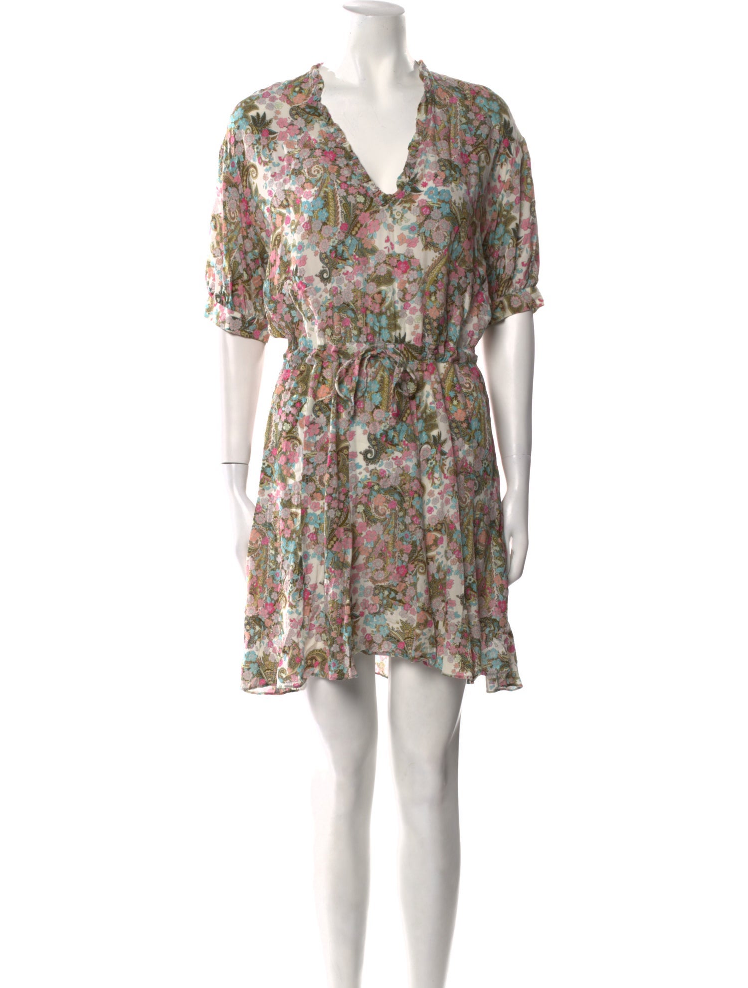 Zadig & Voltaire Floral Print Mini Dress