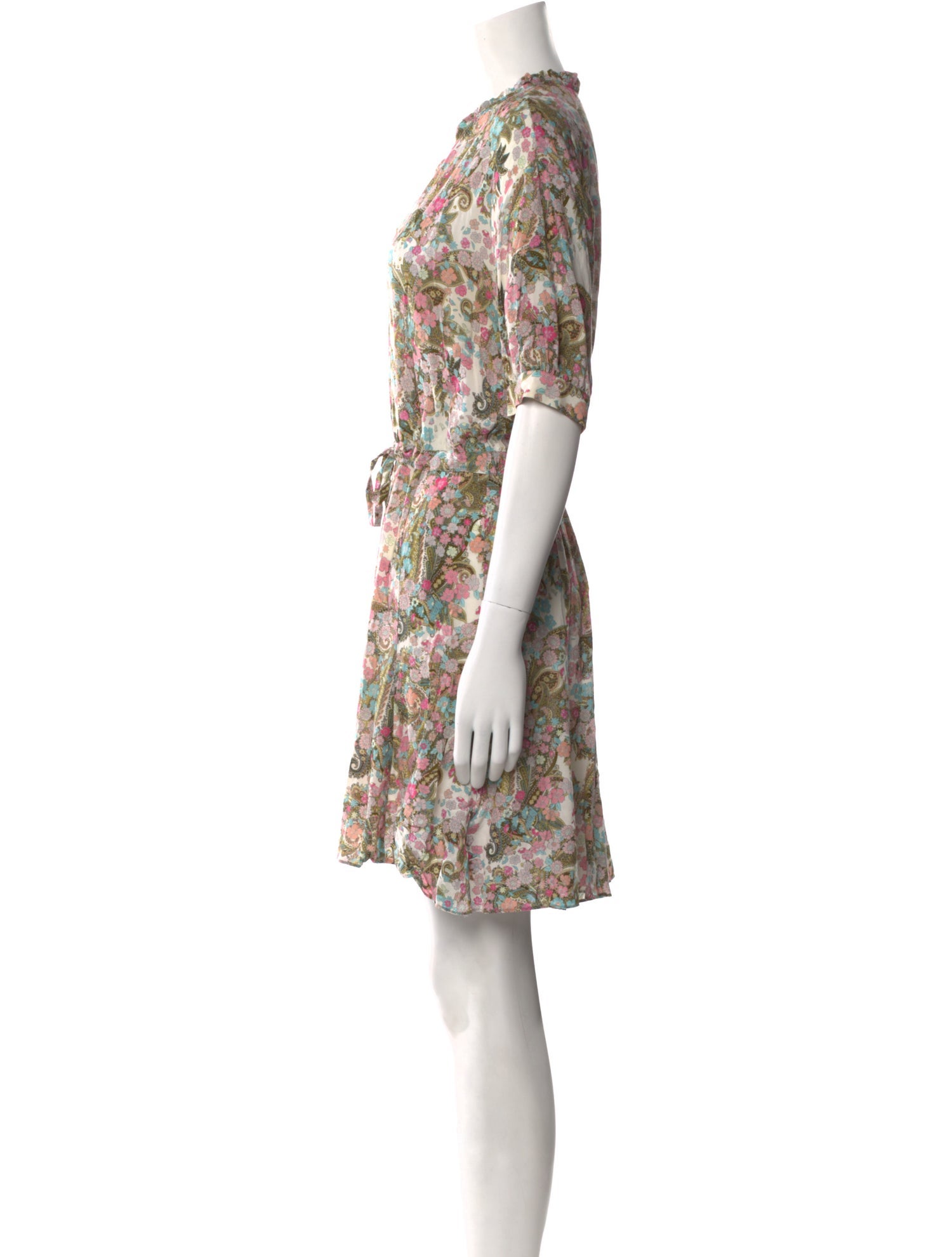 Zadig & Voltaire Floral Print Mini Dress