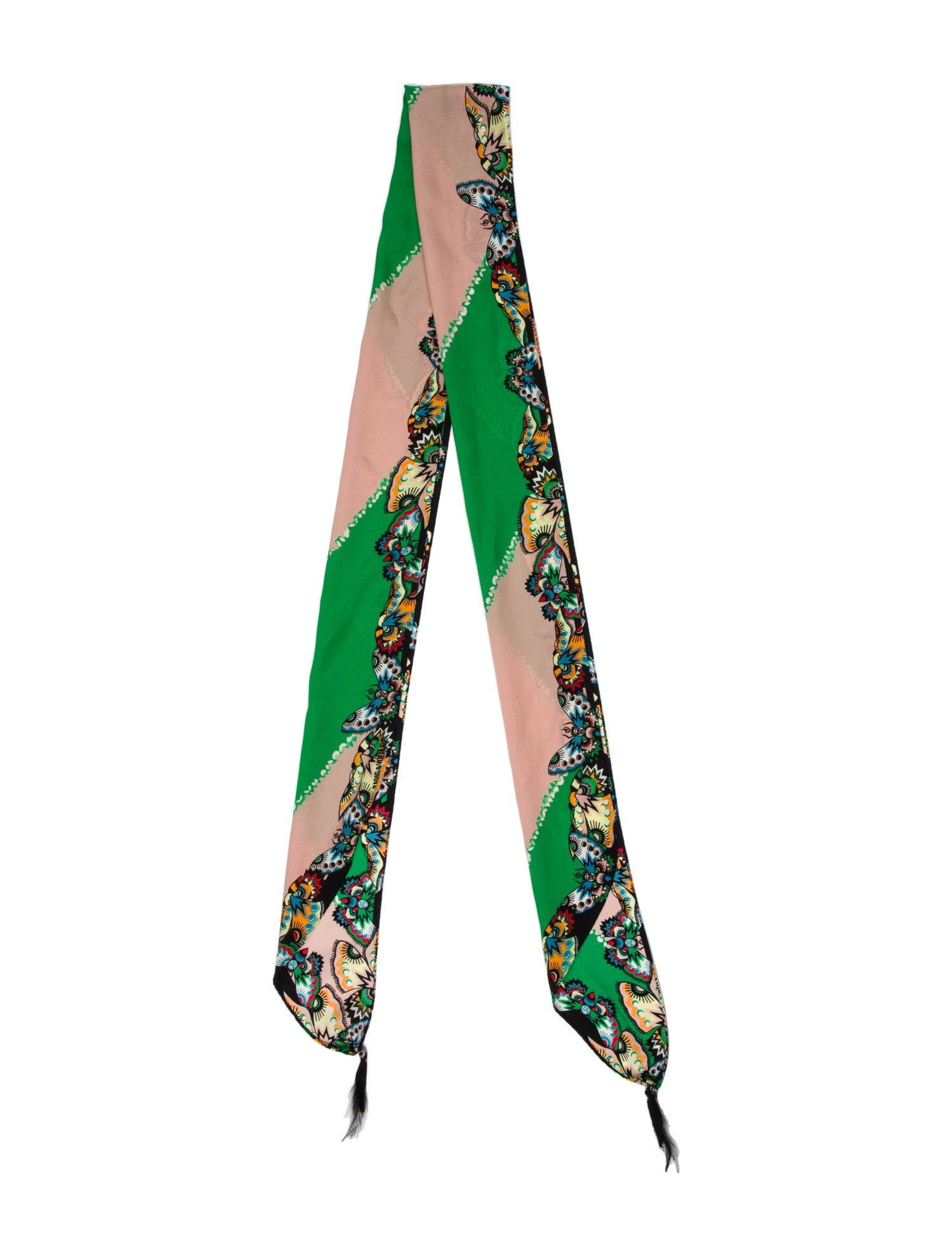 Zadig & Voltaire Silk Floral Print Scarf