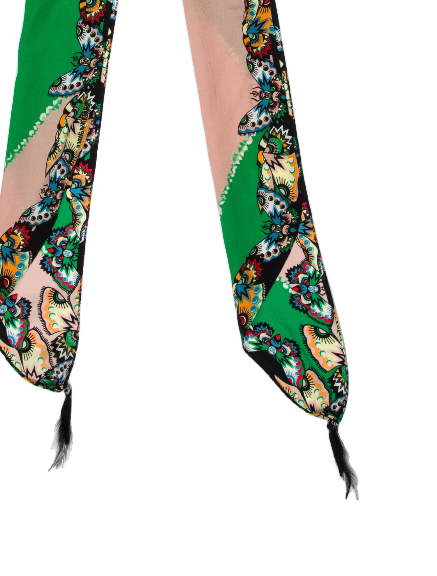 Zadig & Voltaire Silk Floral Print Scarf