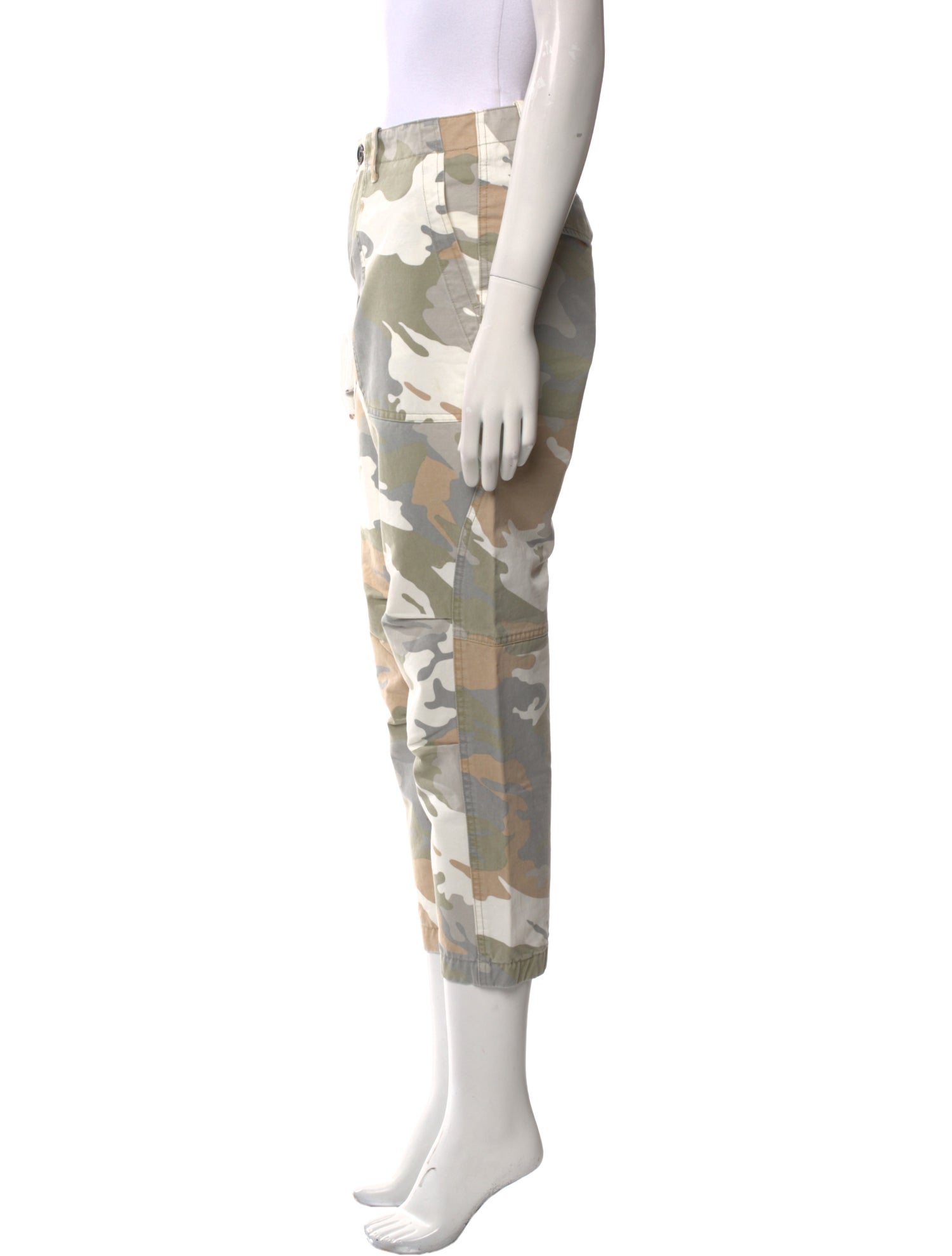 Zadig & Voltaire Camouflage Print Straight Leg Pants