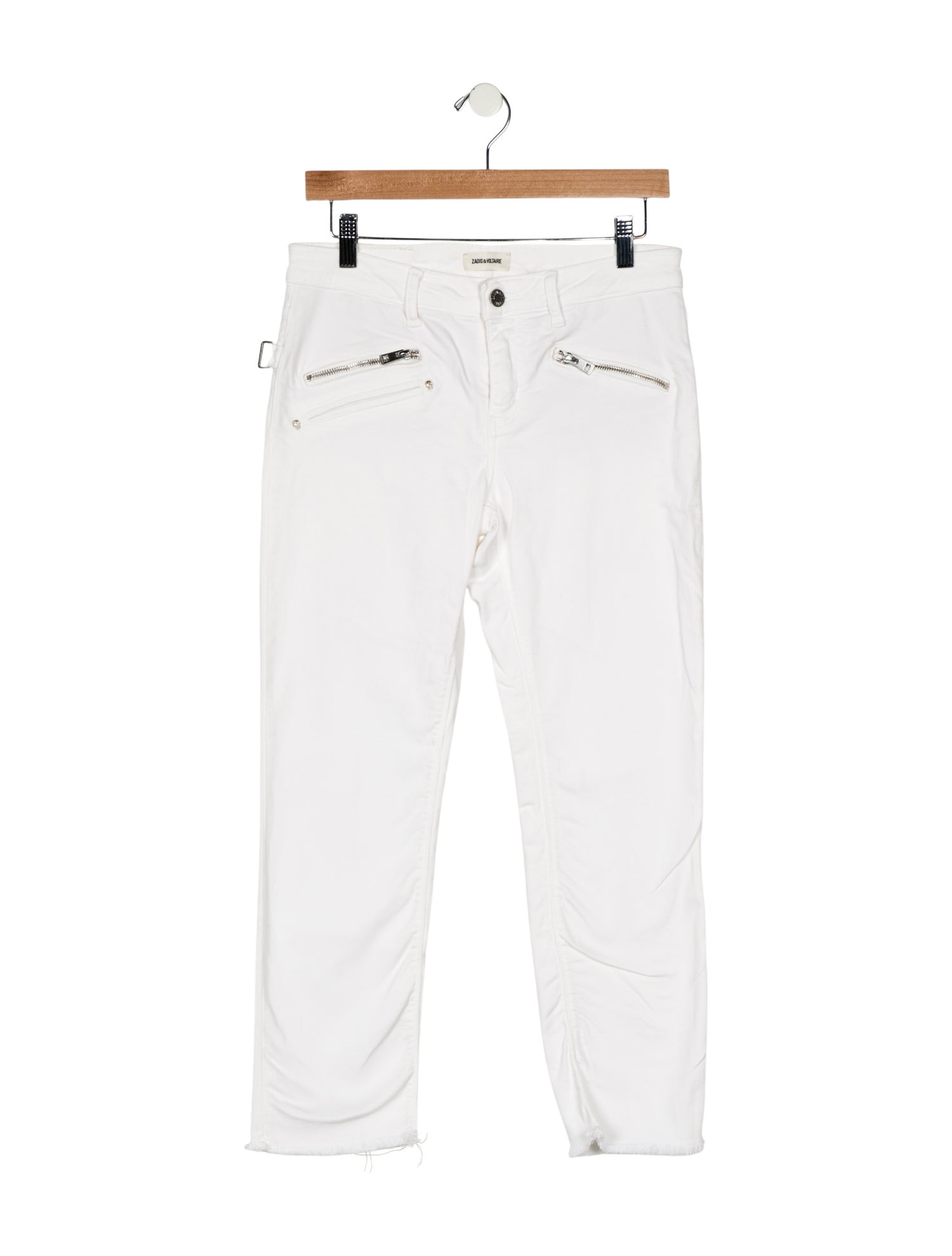 Zadig & Voltaire Mid-Rise Straight Leg Jeans