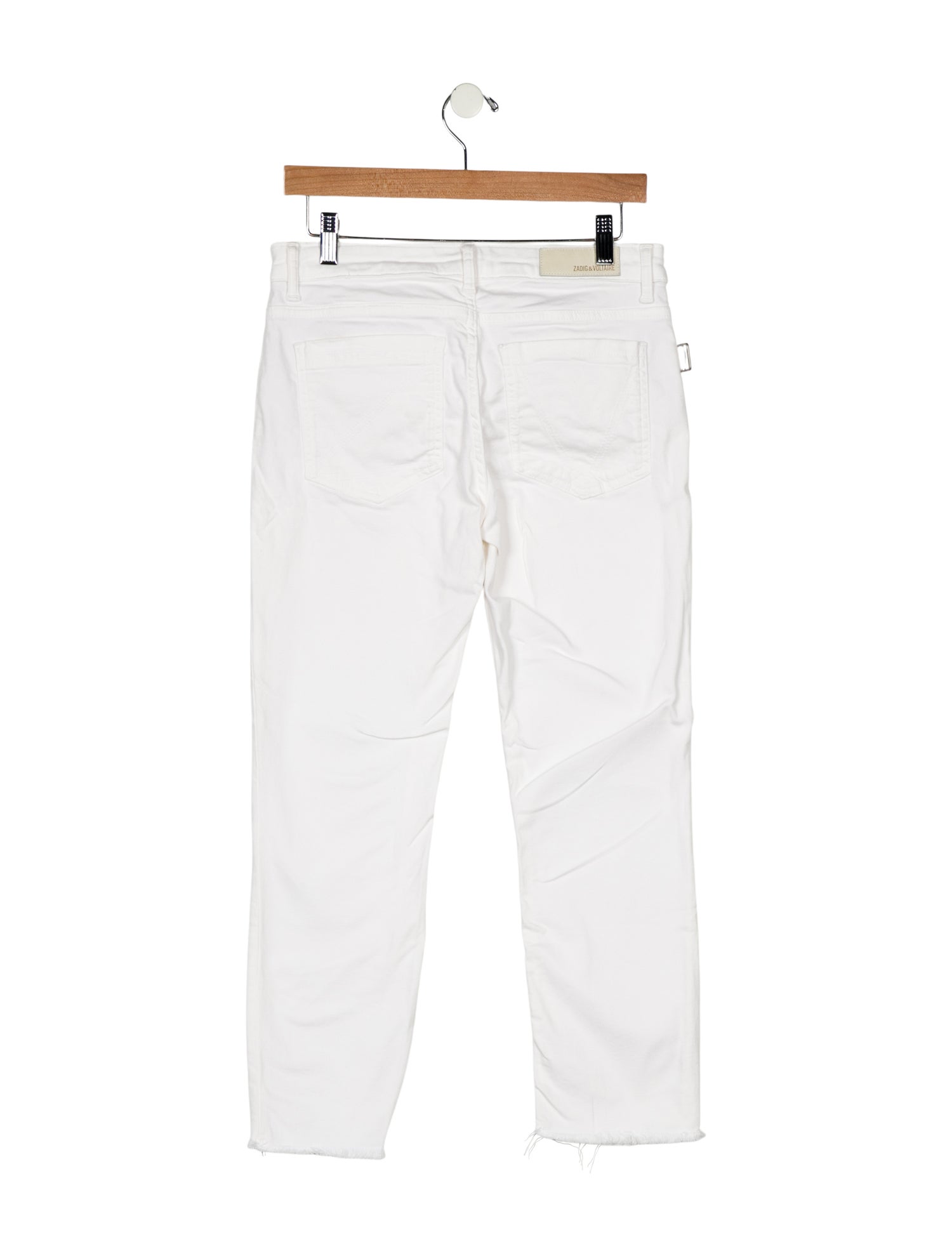 Zadig & Voltaire Mid-Rise Straight Leg Jeans