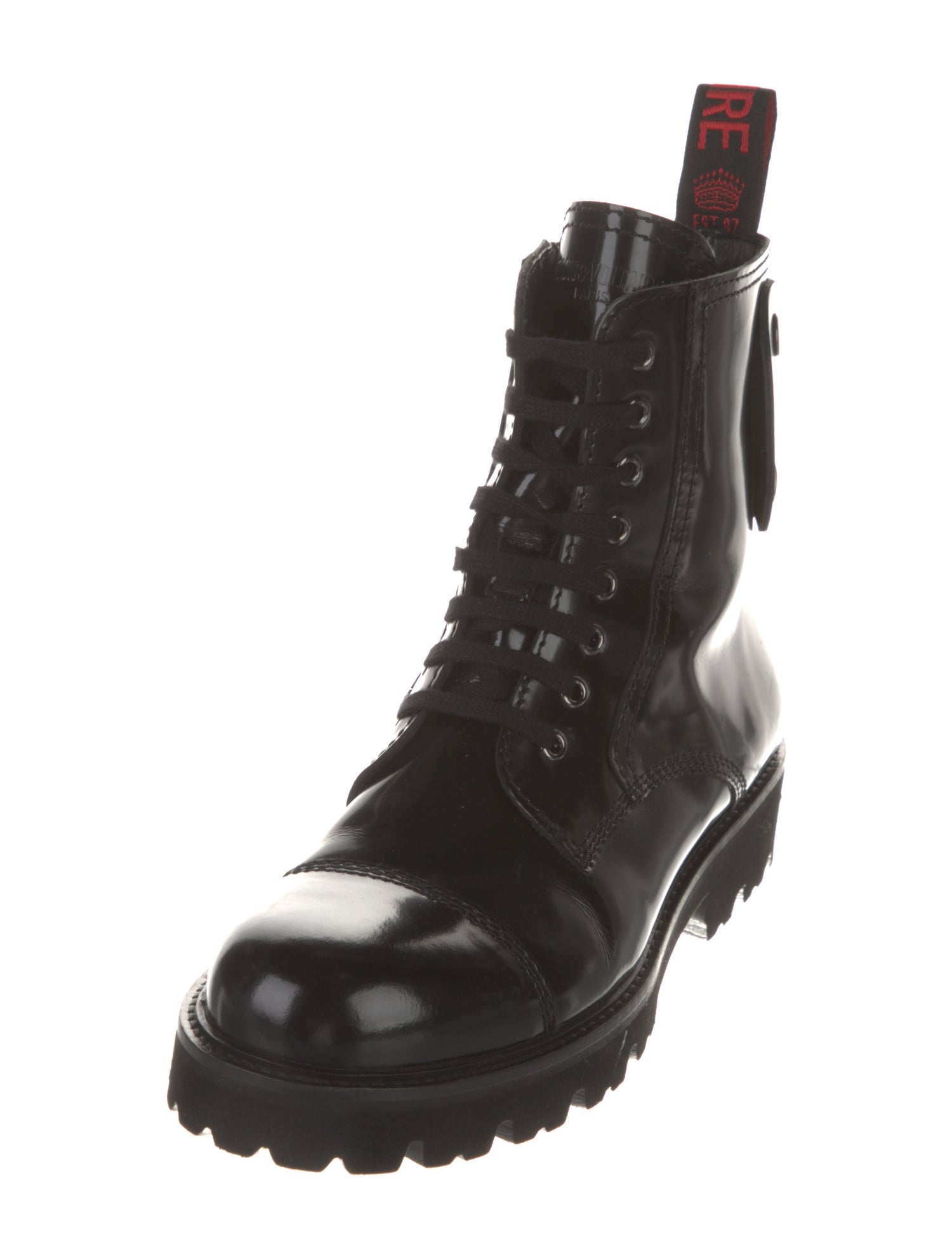 Zadig & Voltaire Leather Combat Boots