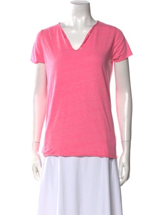 Zadig & Voltaire V-Neck Short Sleeve T-Shirt