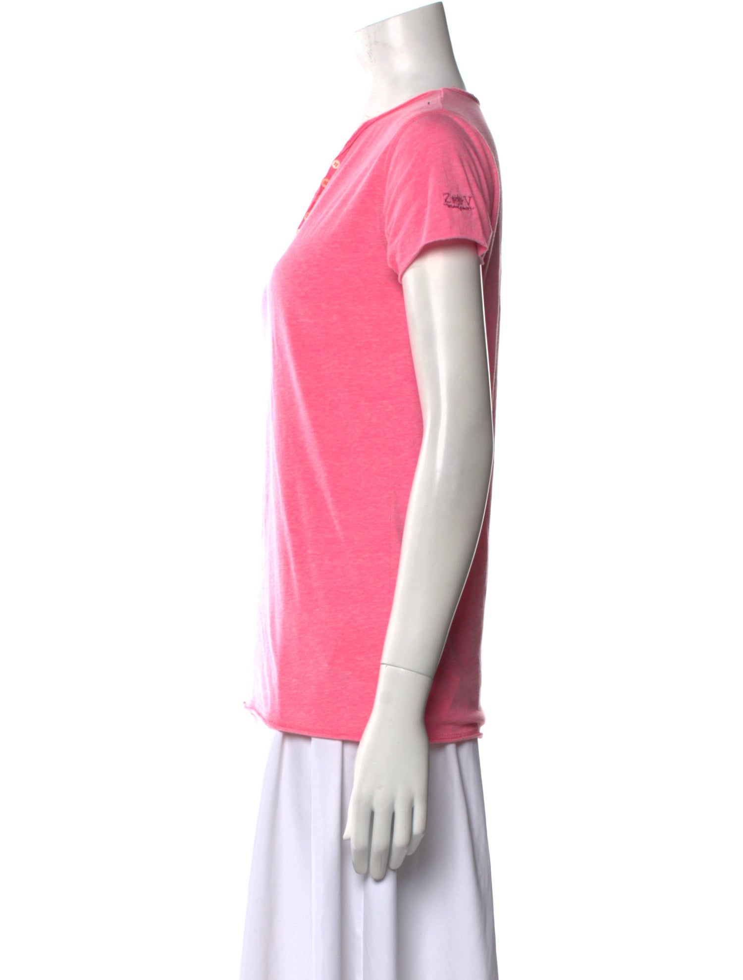 Zadig & Voltaire V-Neck Short Sleeve T-Shirt