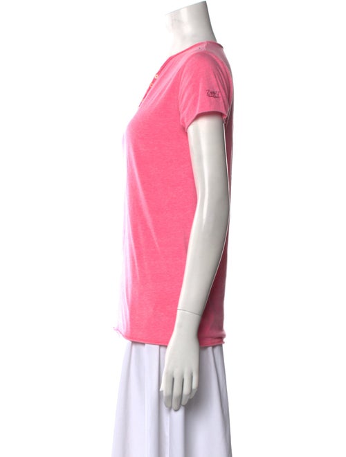 Zadig & Voltaire V-Neck Short Sleeve T-Shirt