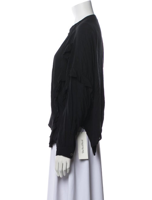 Zadig & Voltaire Cowl Neck Long Sleeve Blouse