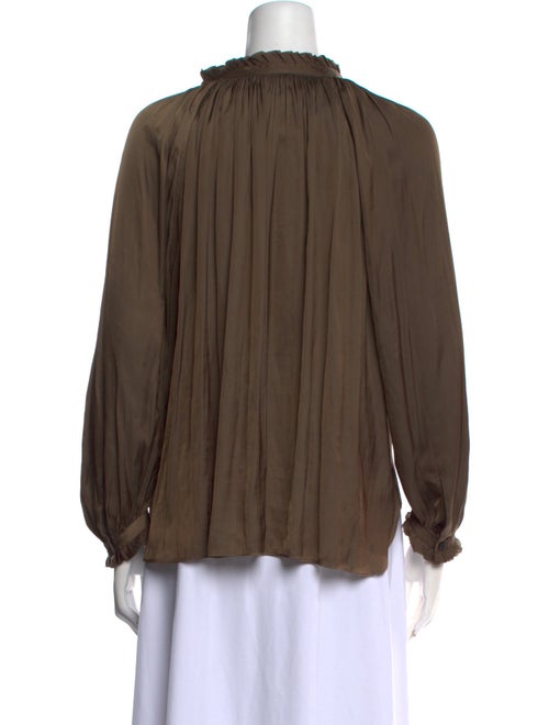 Zadig & Voltaire Tie Neck Long Sleeve Blouse