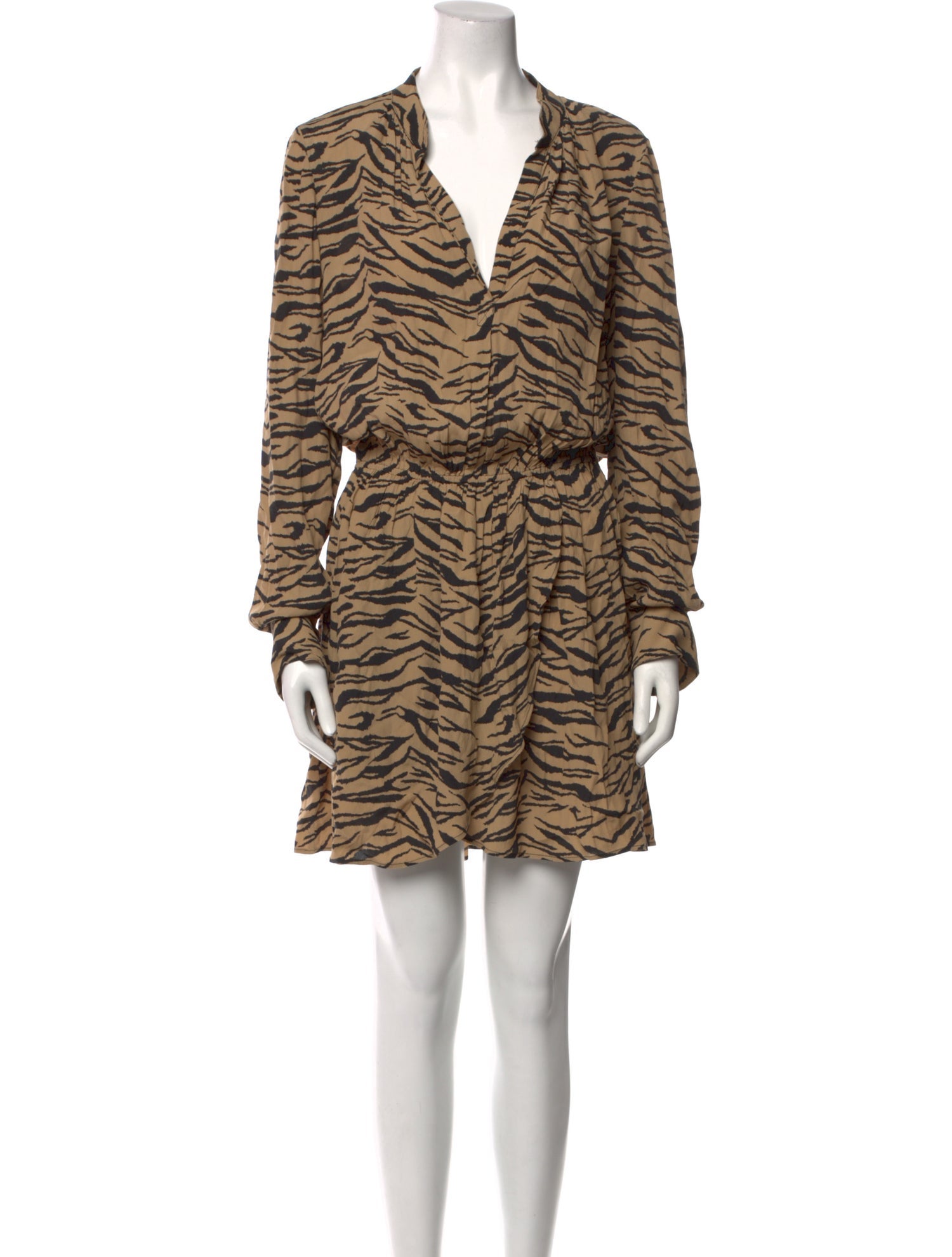 Zadig & Voltaire Animal Print Mini Dress