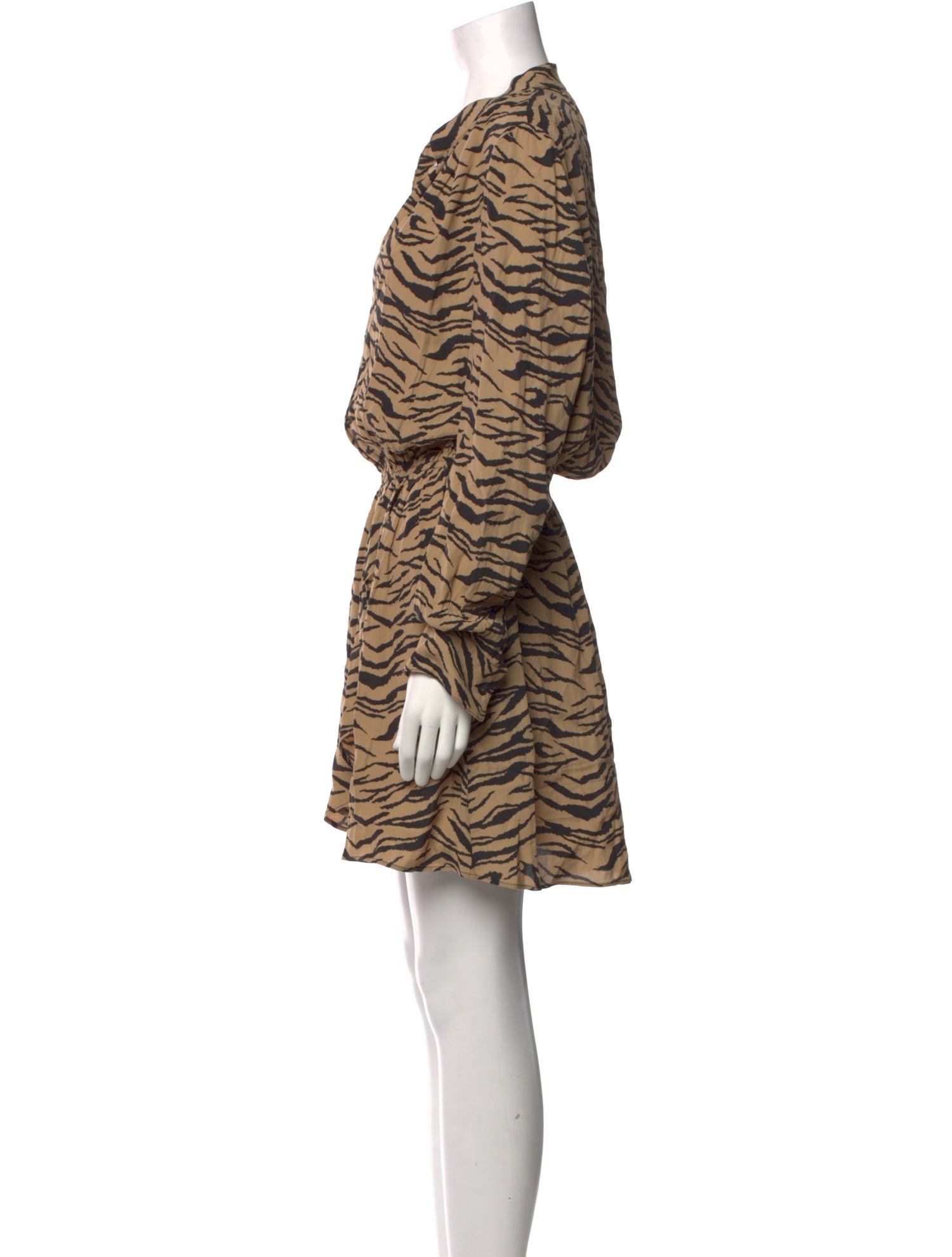 Zadig & Voltaire Animal Print Mini Dress