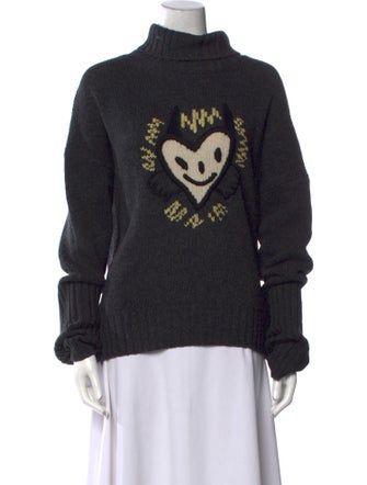 Zadig & Voltaire Wool Graphic Print Sweater