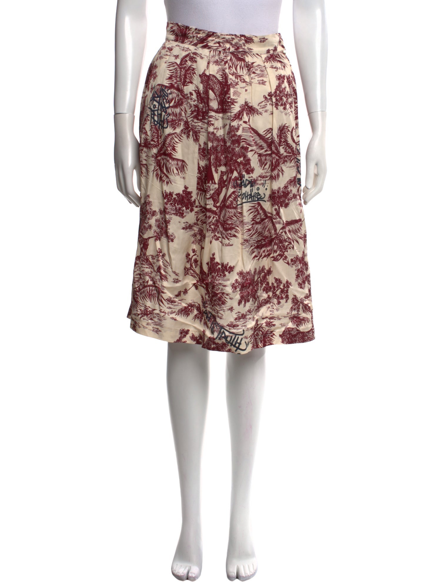 Zadig & Voltaire Printed Knee-Length Skirt