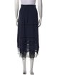Zadig & Voltaire Silk Midi Length Skirt