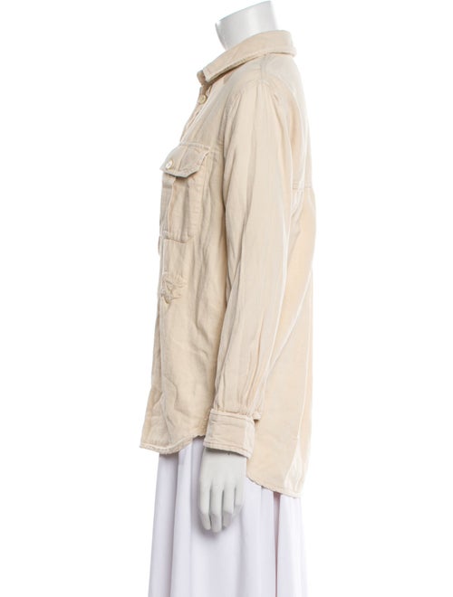 Zadig & Voltaire Long Sleeve Button-Up Top