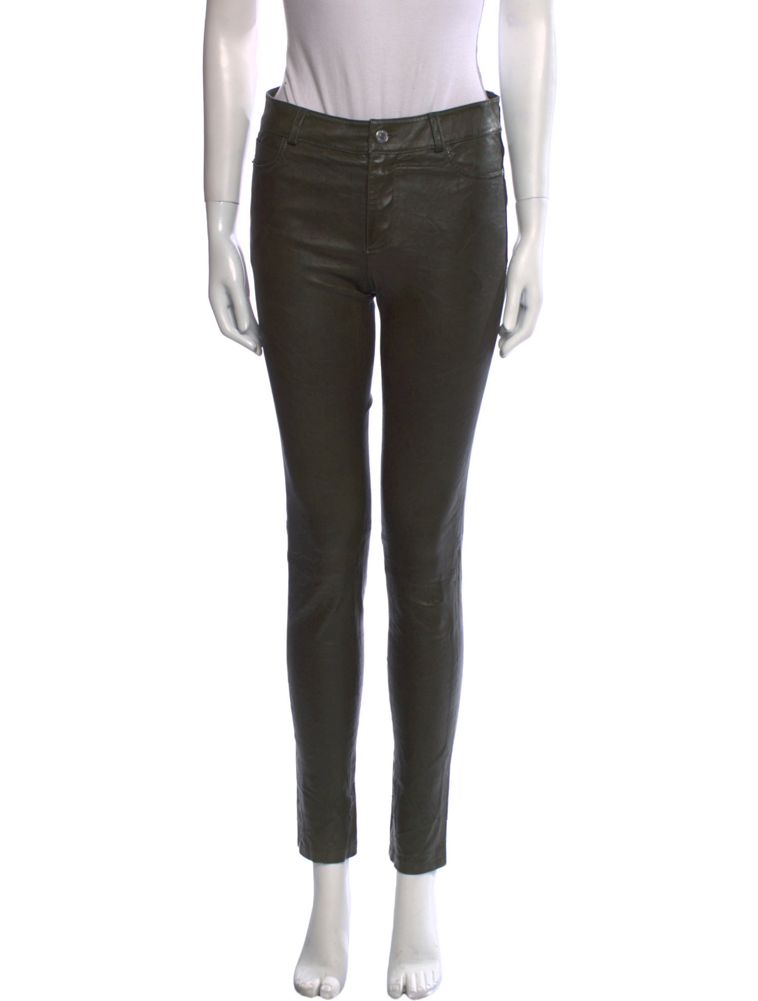 Zadig & Voltaire Leather Skinny Leg Pants